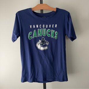 NHL Vancouver Canucks Hockey Tee Tshirt Youth Size 14/16 Unisex Boys Girls